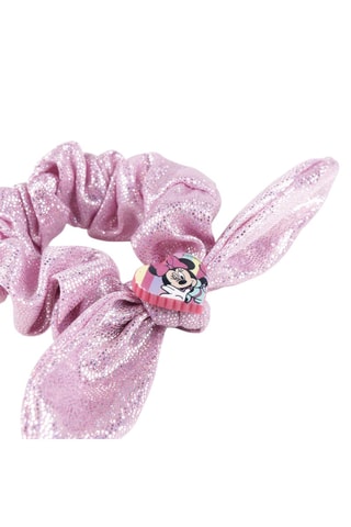 2 pinces et chouchou Minnie Disney - Rose