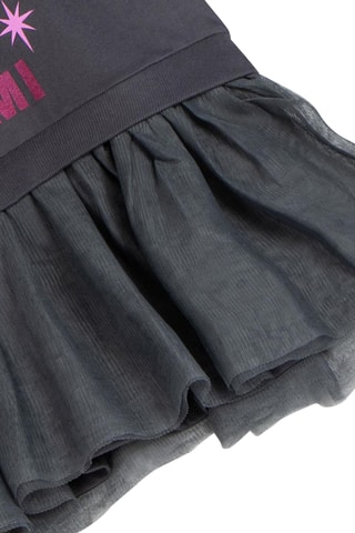 Robe bi-matière Kuromi Sanrio - Gris foncé