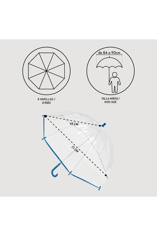 Parapluie cloche Pat' Patrouille - Bleu