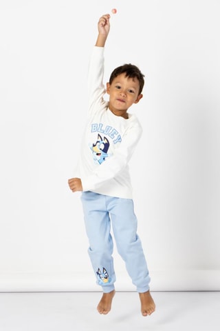Sweat et jogging Bluey - Blanc et ciel