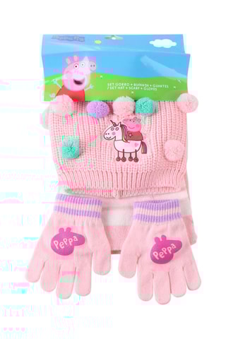 3-delige Set Peppa Pig - Roze