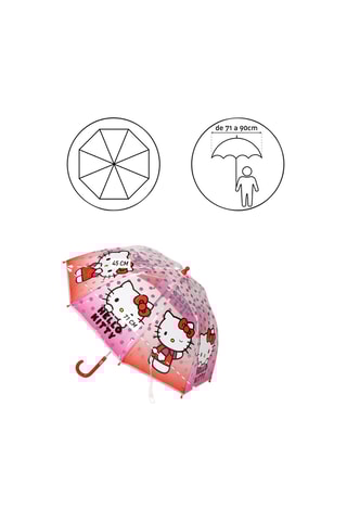 Parapluie cloche Hello Kitty - Rose