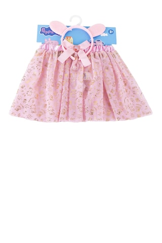 Jupe et serre-tête Peppa Pig - Rose et rose