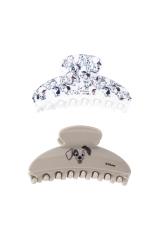 2 pinces crabes Les 101 Dalmatiens Disney - Blanc et beige