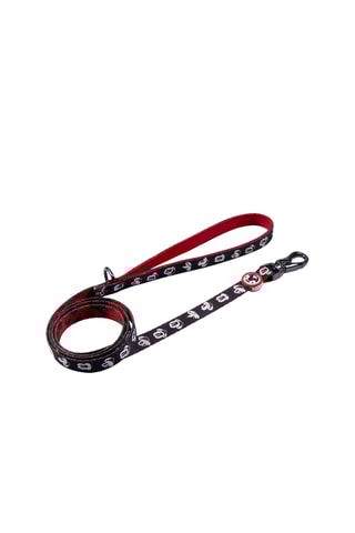 Riem voor hond Mickey Disney- Zwart en Rood