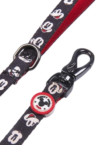 Riem voor hond Mickey Disney- Zwart en Rood