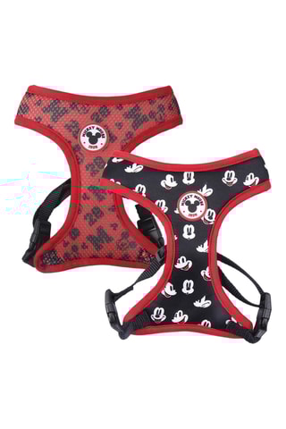 Harnas voor honden Mickey Disney- Zwart en Rood