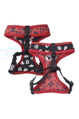 Harnas voor honden Mickey Disney- Zwart en Rood