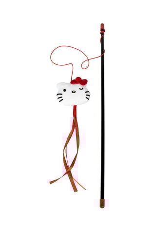 Stokje voor Kat Hello Kitty Sanrio - Rood en Wit