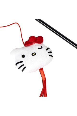 Stokje voor Kat Hello Kitty Sanrio - Rood en Wit