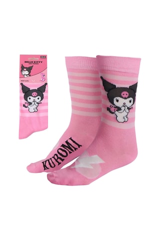 Sokken Kuromi Sanrio - Roze