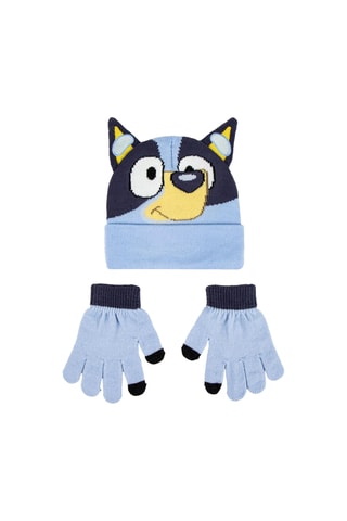 Bonnet et gants Bluey - Bleu