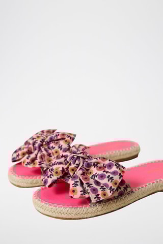 Mules Blanc et orange