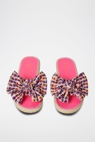 Mules Blanc et orange