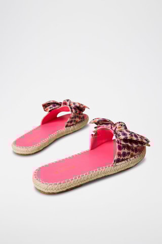 Mules Blanc et orange