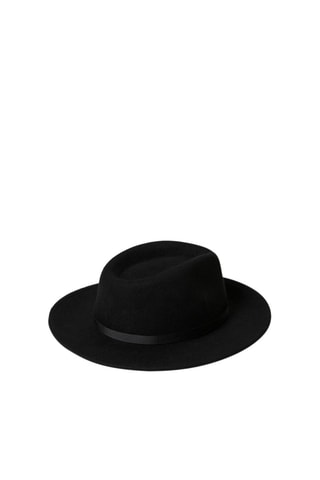 Panama en laine - Noir