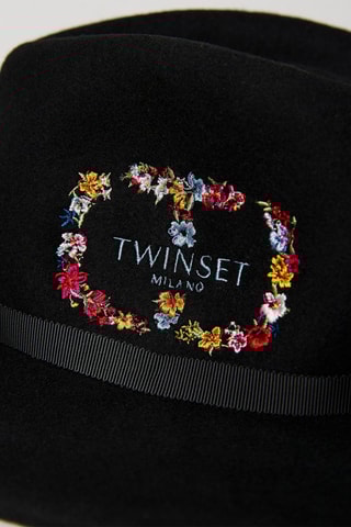 Panama en laine - Noir