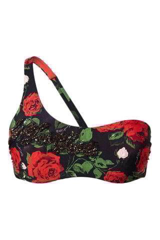 Haut de maillot asymétrique - Noir