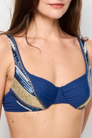 Haut de maillot Bleu marine