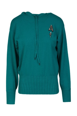 Pull à capuche - Vert