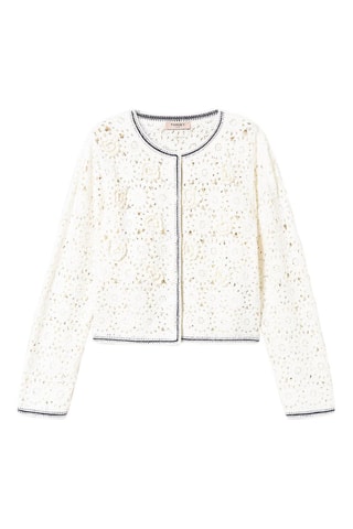 Veste en dentelle - Blanc
