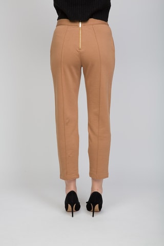 Pantalon 7/8 taille haute - Camel
