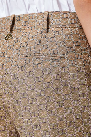 Pantalon droit 7/8 Beige