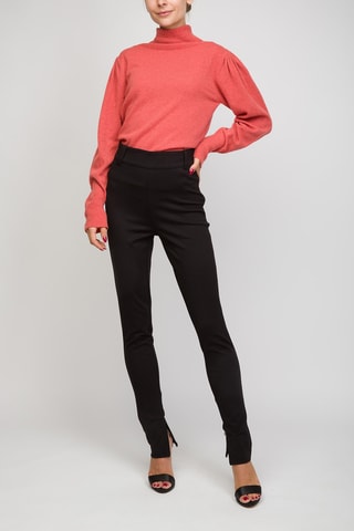 Pantalon taille haute - Noir