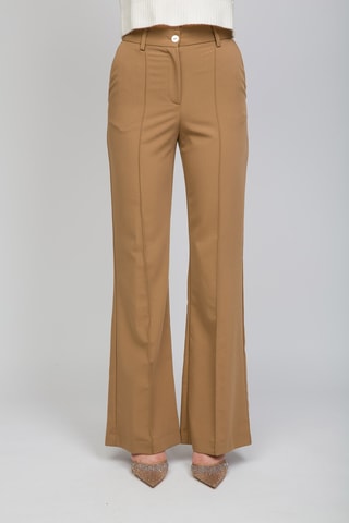Pantalon taille haute - Camel