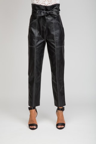 Pantalon taille haute - Noir
