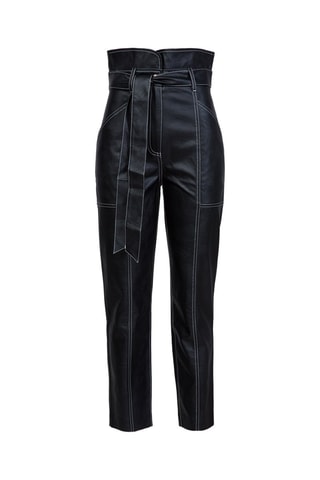 Pantalon taille haute - Noir