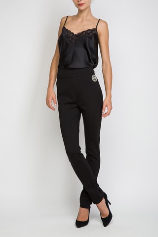 Pantalon taille haute - Noir