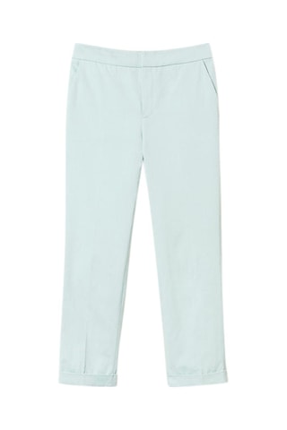 Pantalon cigarette - Bleu-vert clair