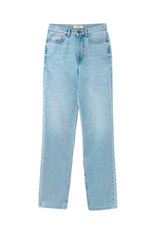 Jean taille haute - Bleu cobalt