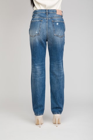 Jean taille haute - Bleu