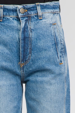 Jean taille haute - Bleu cobalt