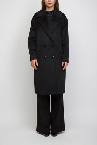 Manteau en laine - Noir