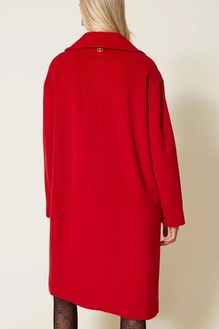 Manteau en laine - Rouge