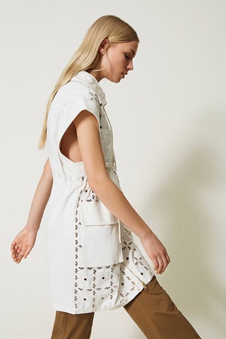 Veste longue - Blanc