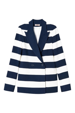 Veste  - Bleu marine et blanc
