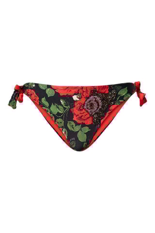 Bas de maillot - Noir et rouge