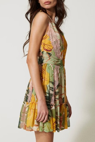 Robe volantée - Jaune