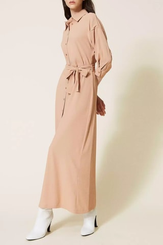 Robe chemise - Beige