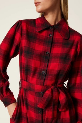 Robe chemise - Rouge