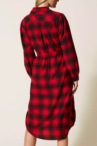 Robe chemise - Rouge