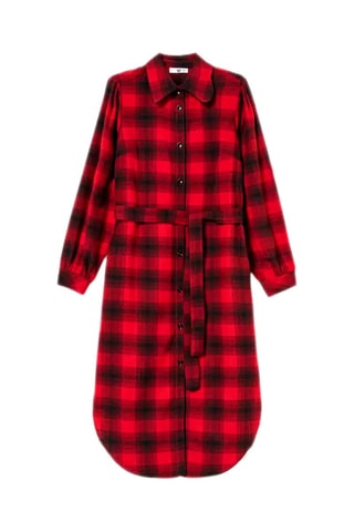 Robe chemise - Rouge