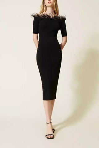 Robe fourreau - Noir