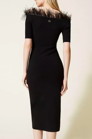 Robe fourreau - Noir