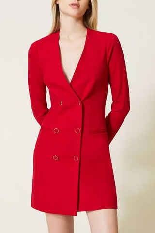 Robe chemise - Rouge