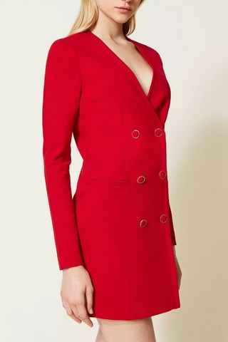 Robe chemise - Rouge